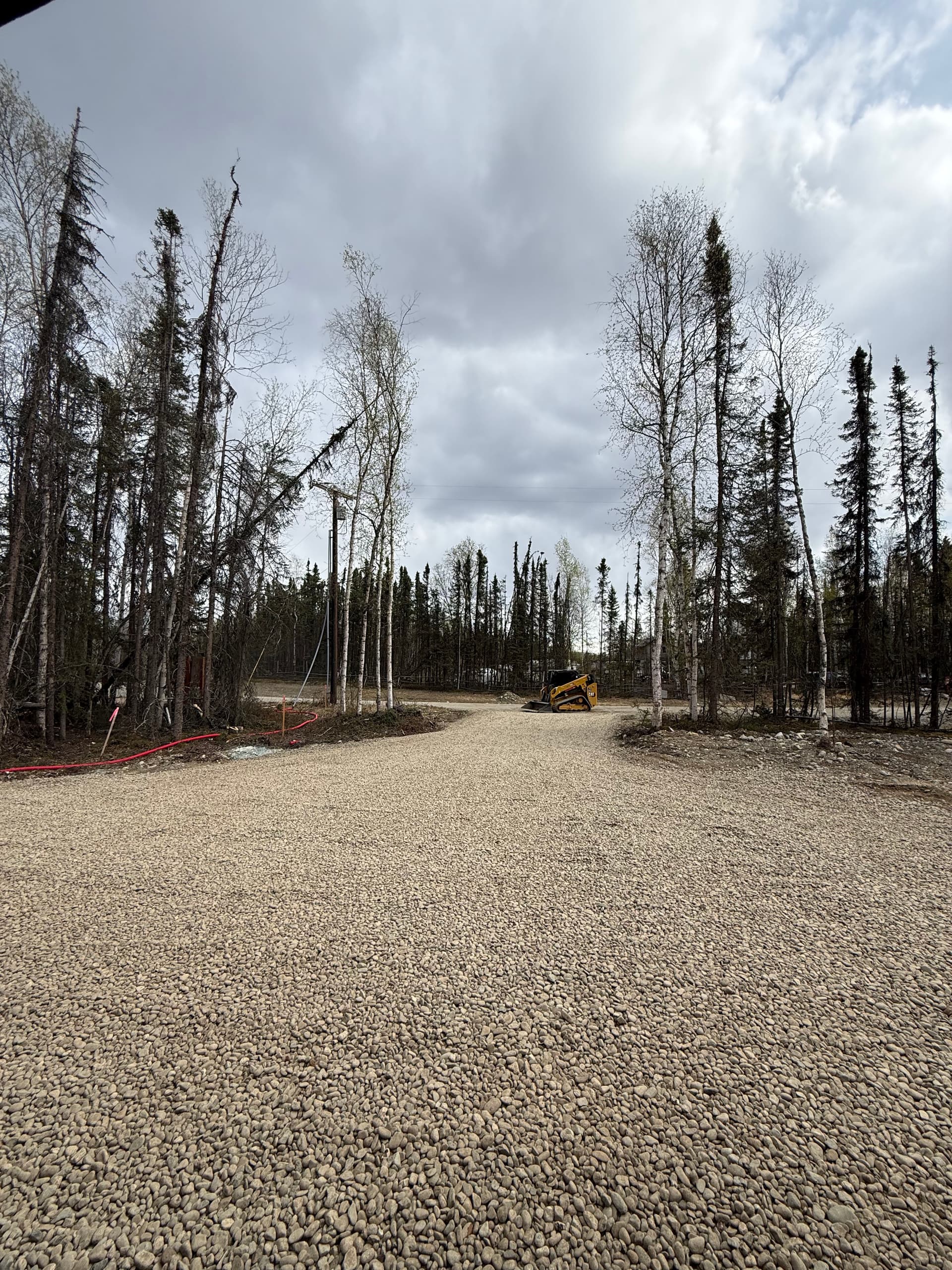 Gravel Driveway Installation for a New Home Build