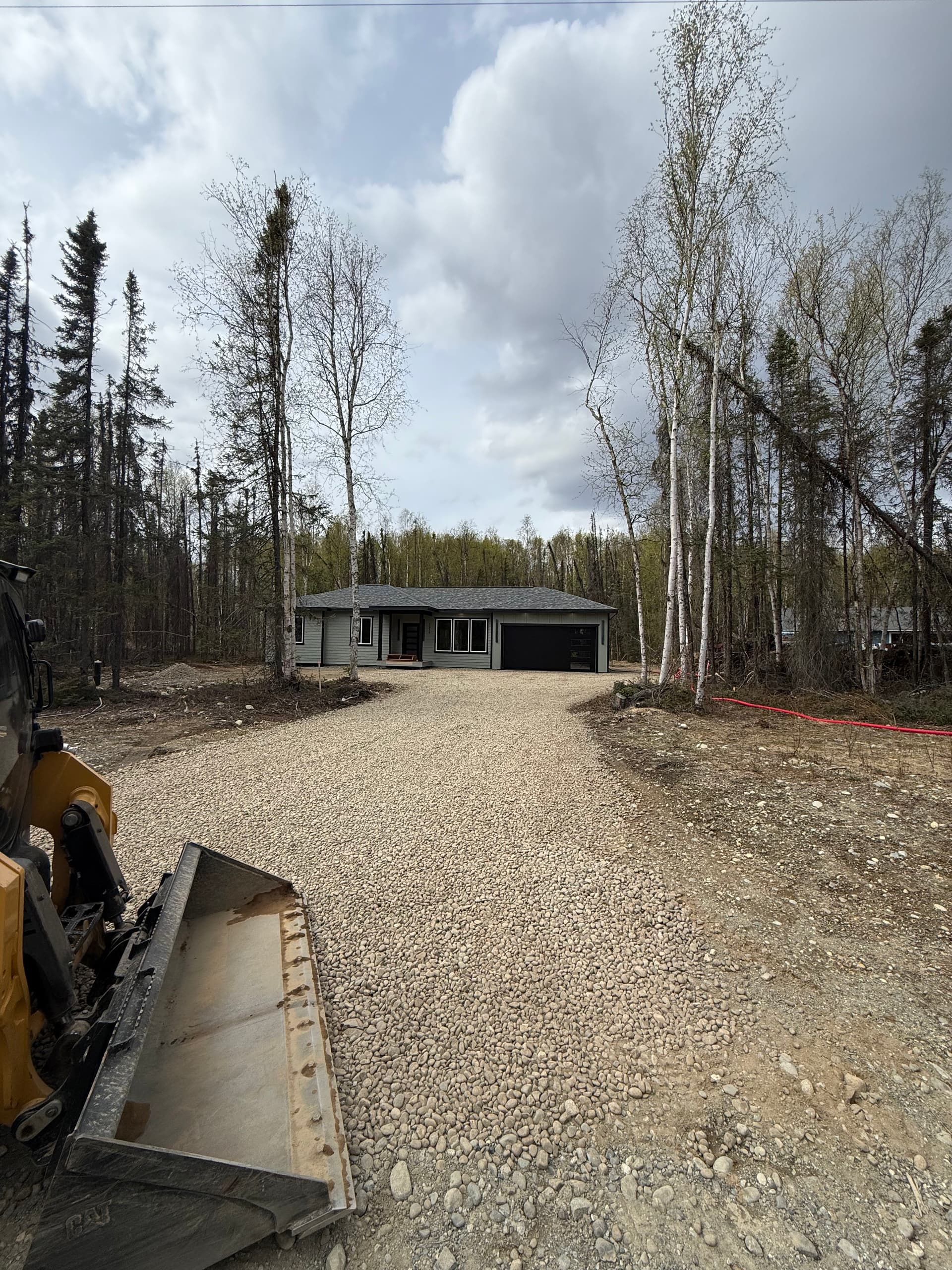 Gallery photos for Gravel Driveway Installation for a New Home Build: Image #1